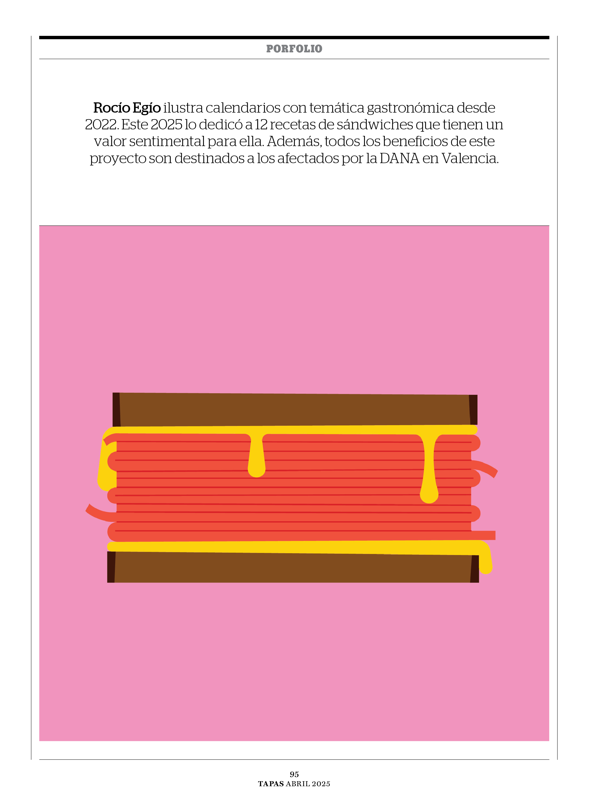 Tapas Magazine | Editorial illustration