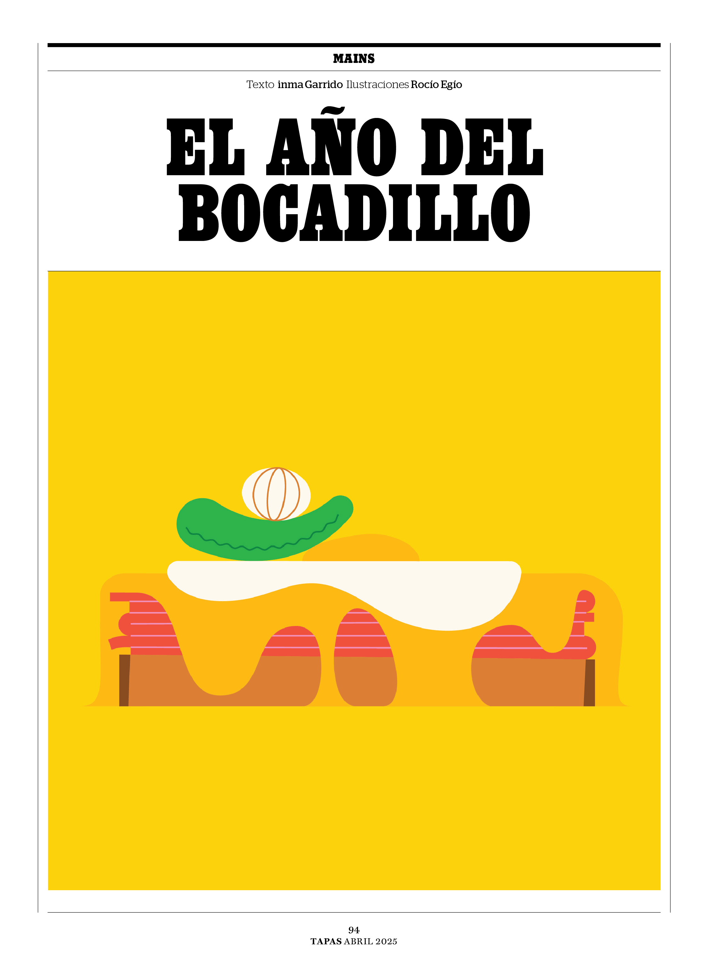 Tapas Magazine | Editorial illustration