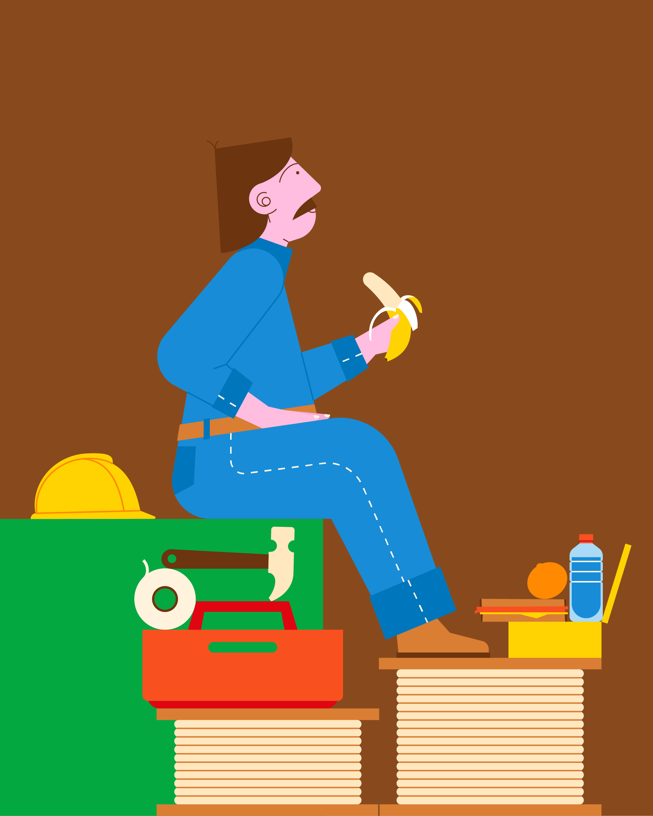 Maison Georger | Editorial illustration