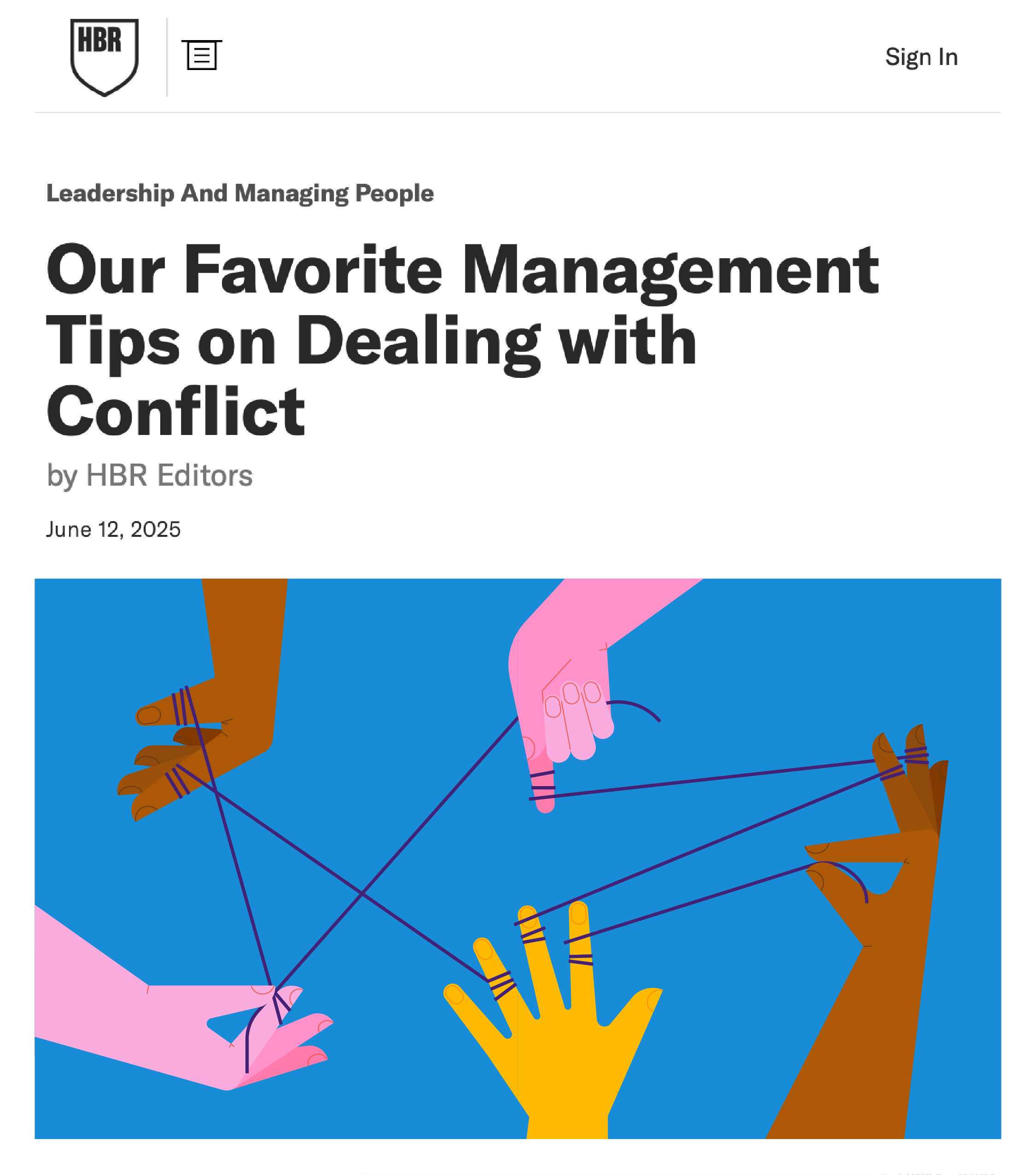 Harvard Business Review | Editorial illustration