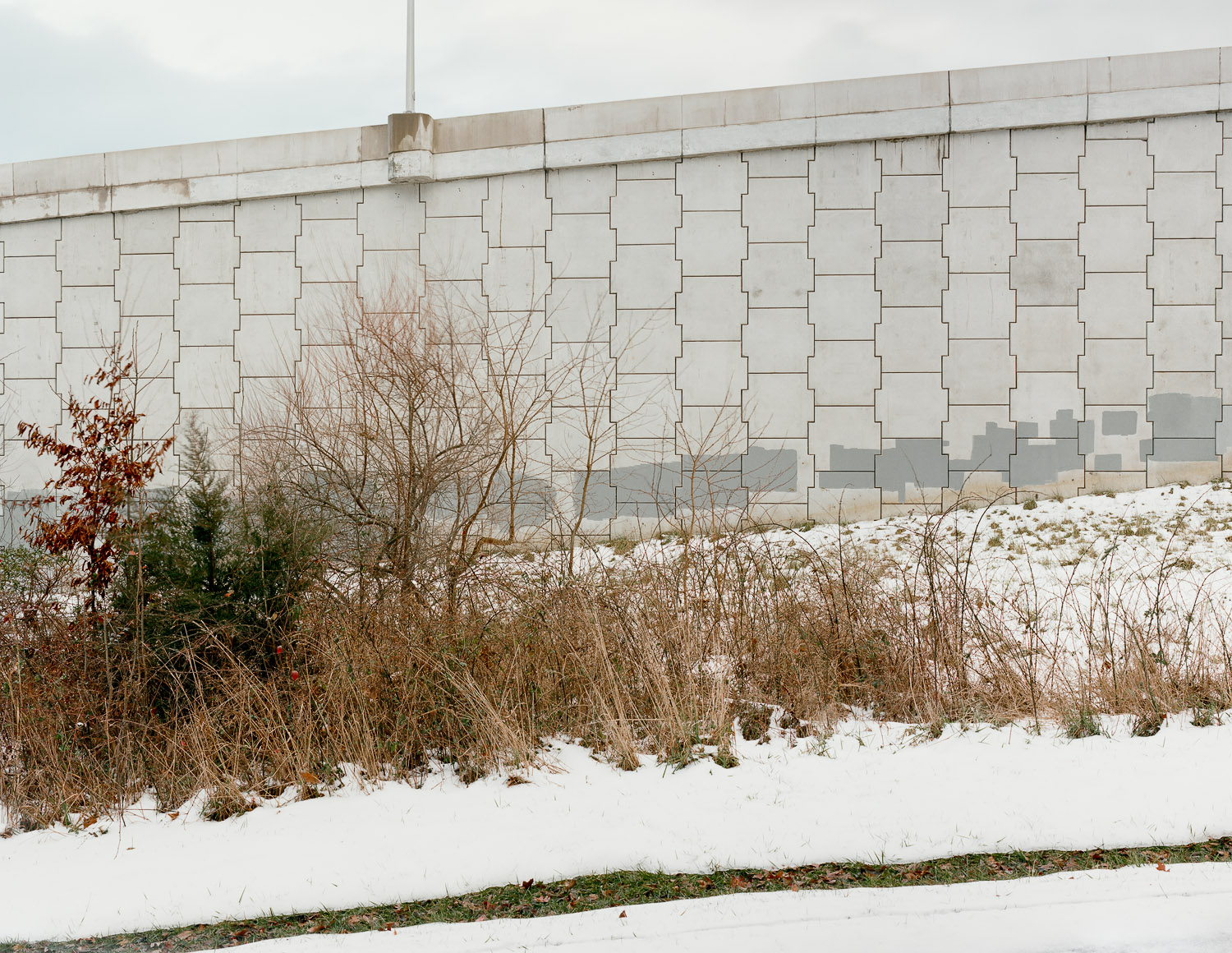  Highway barrier wall, Leesburg, Virginia, 2012 