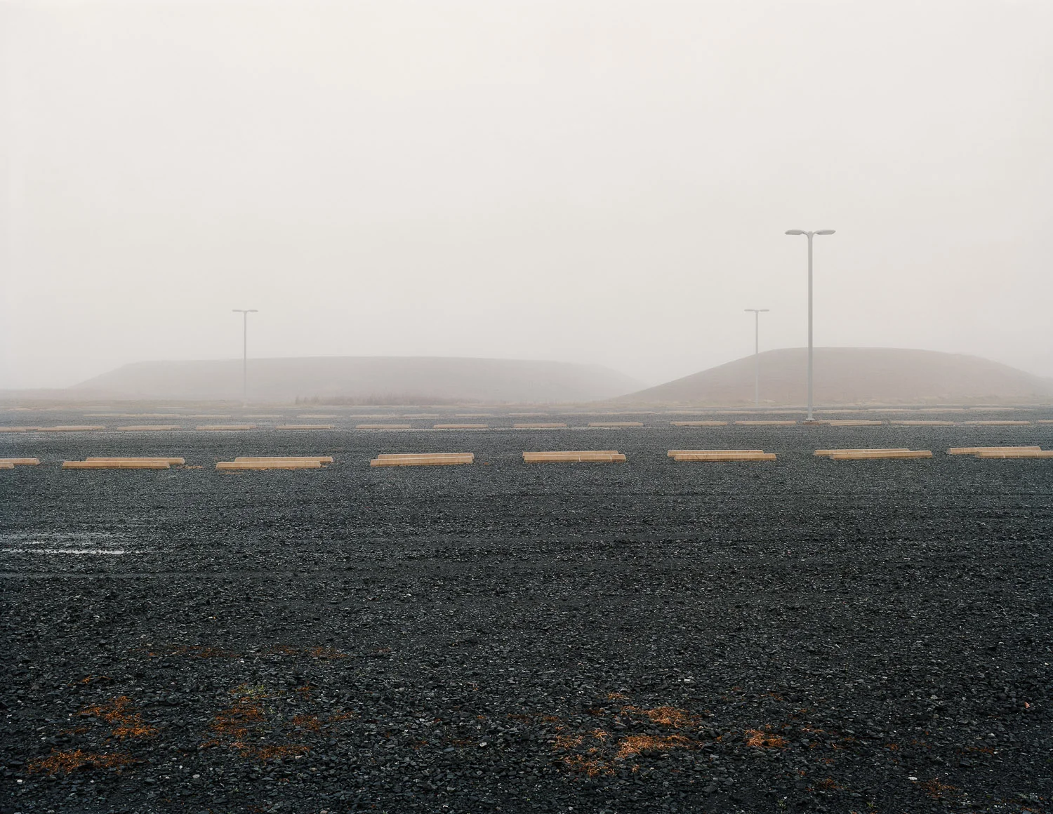 Newly expanded parking lot, Catharpin, Virginia, 2012