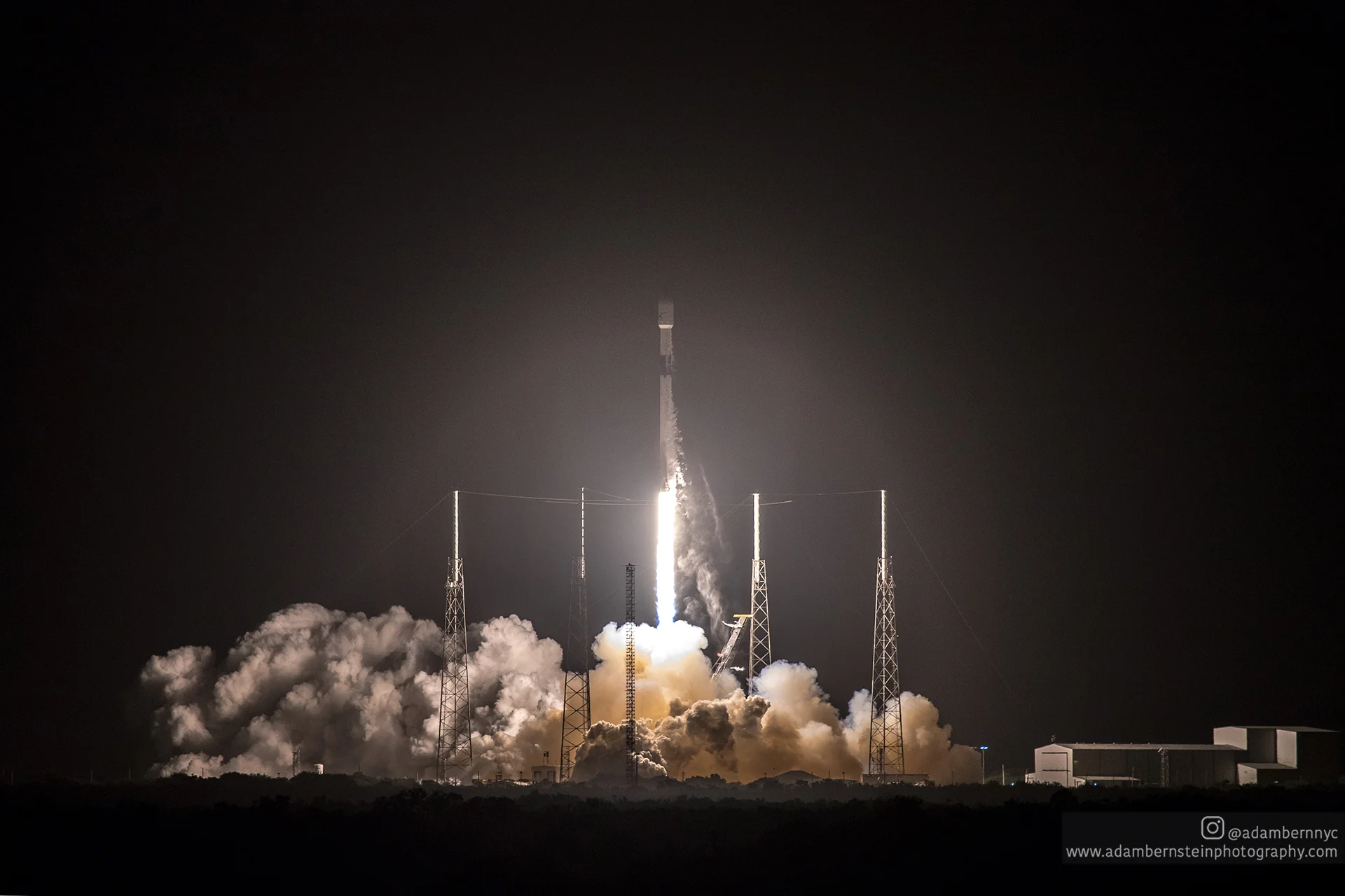 A Falcon 9 Launch of Starlink Satellites