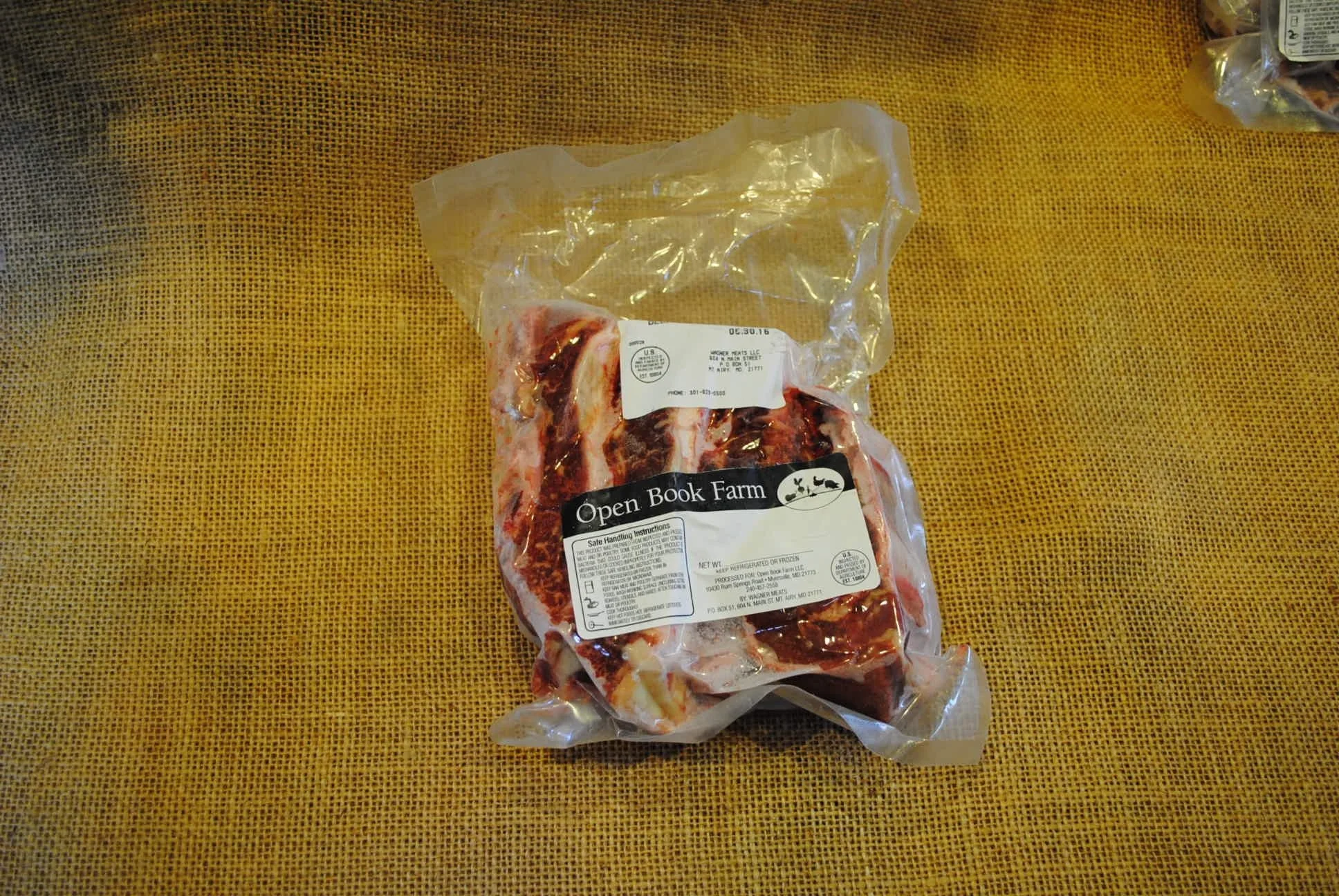 short ribs (1.75 pounds)