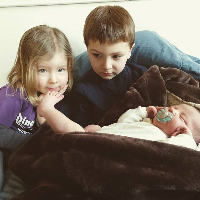 Welcome to the world Leo Gabriel Barnet!  Big brother and big sister are pitching in.  Everyone is doing well; now we just have to remember how to care for an infant...(water them twice a day and make sure they get plenty of sun, right?). #growingnew