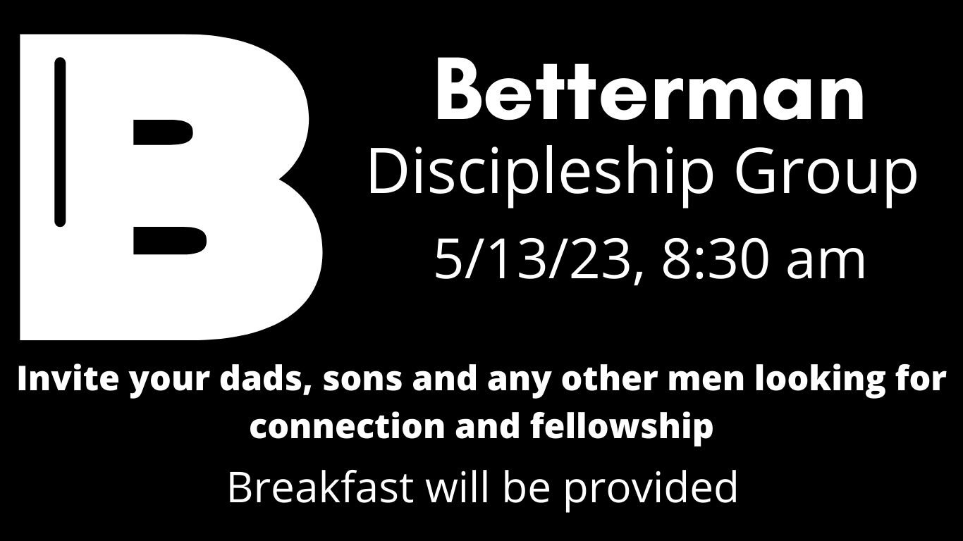 Men's Discipleship Breakfast & Fellowship Meal