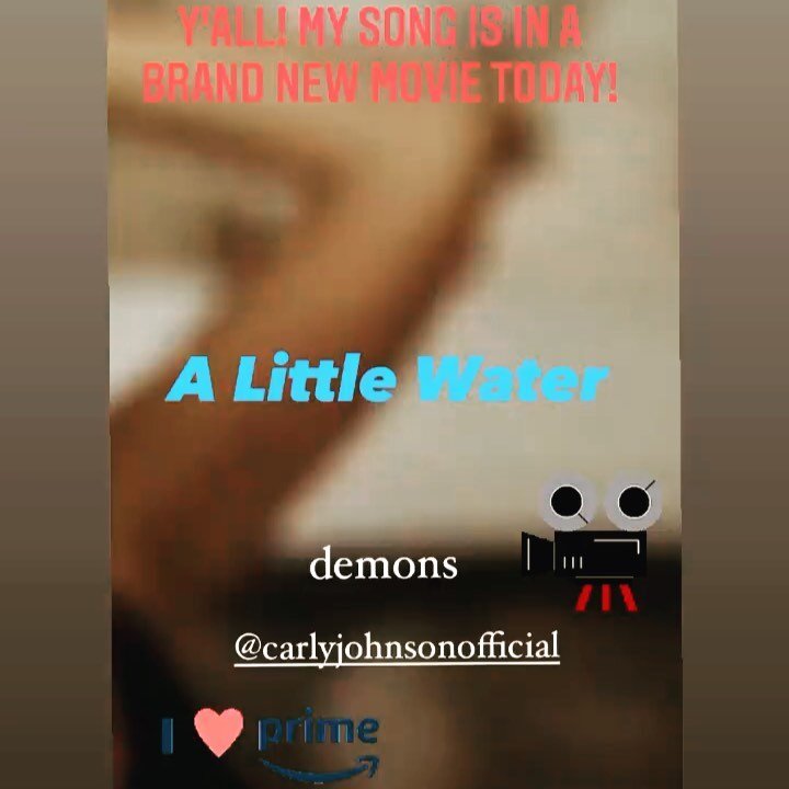 YAWL. My full song &ldquo;Demons&rdquo; is in the full length feature &ldquo;A Little Water&rdquo; OUT TODAY! Available for rental in North America on @amazonprimevideo @appletv  @googleplay @fandango 

.
.
.
#alittlewater #nowplaying #backupsingers 