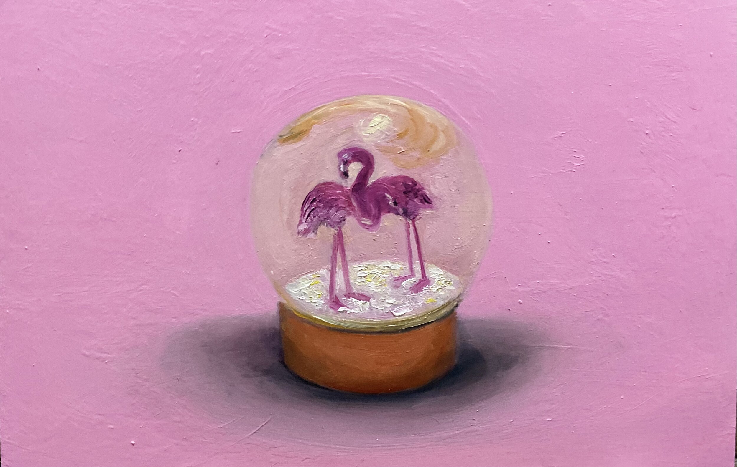 Snow Globe with flamingos.jpeg