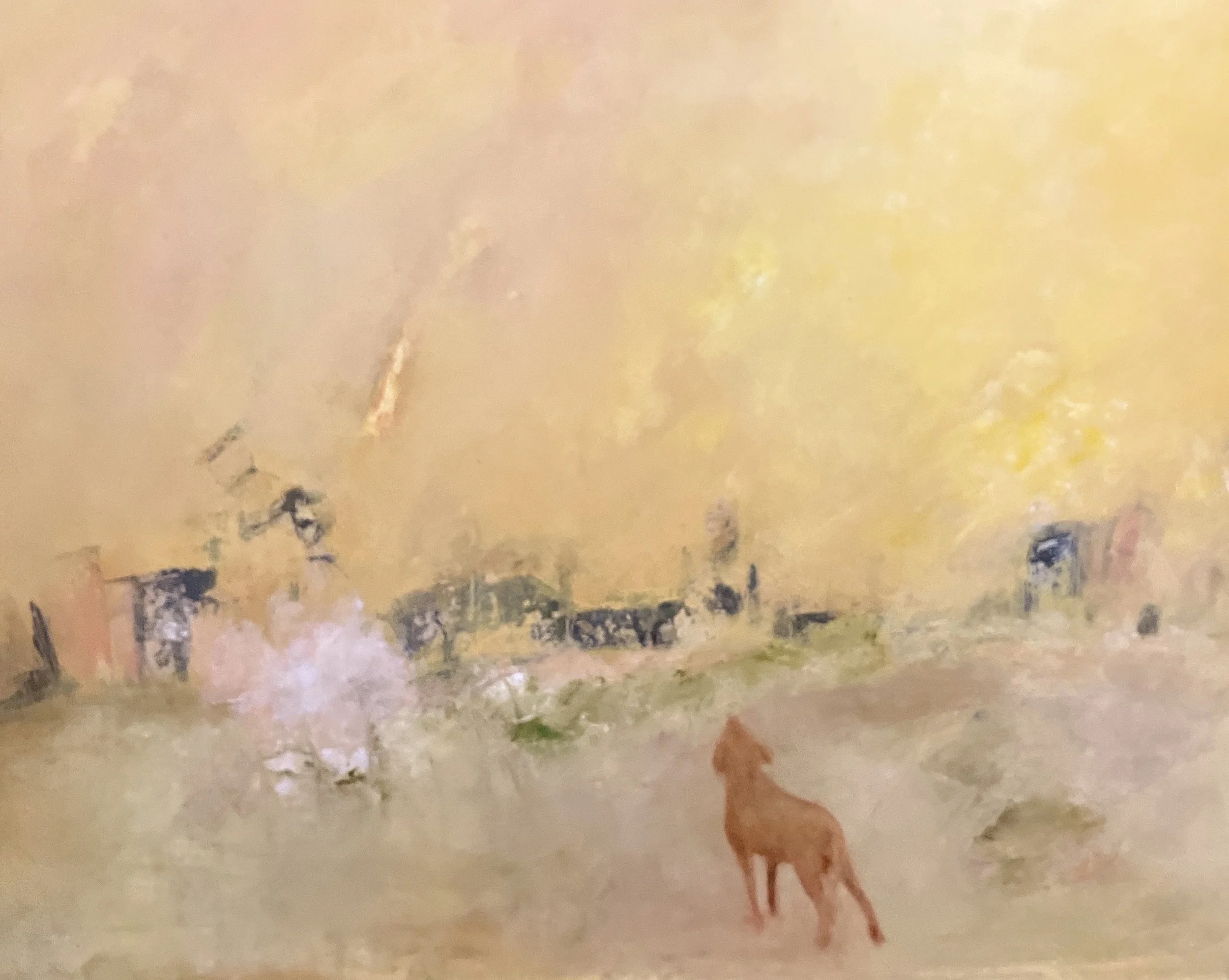 HORIZON 40x50cms oil on a gesso panel 2025 Diane Magee.jpg