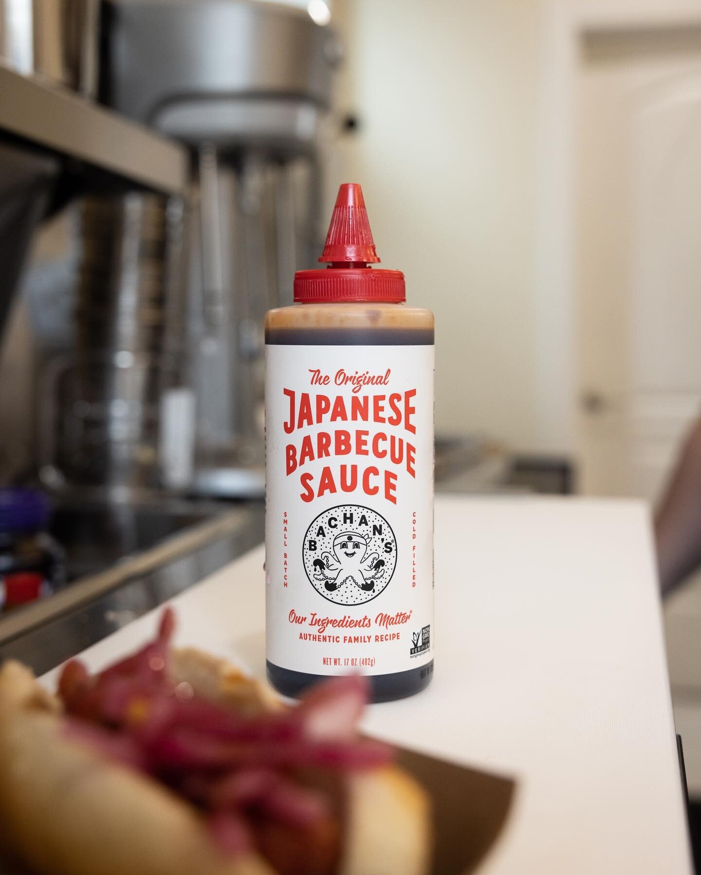 Warm up the day with THE INU. Delicious dog sporting @trybachans Japanese BBQ sauce.