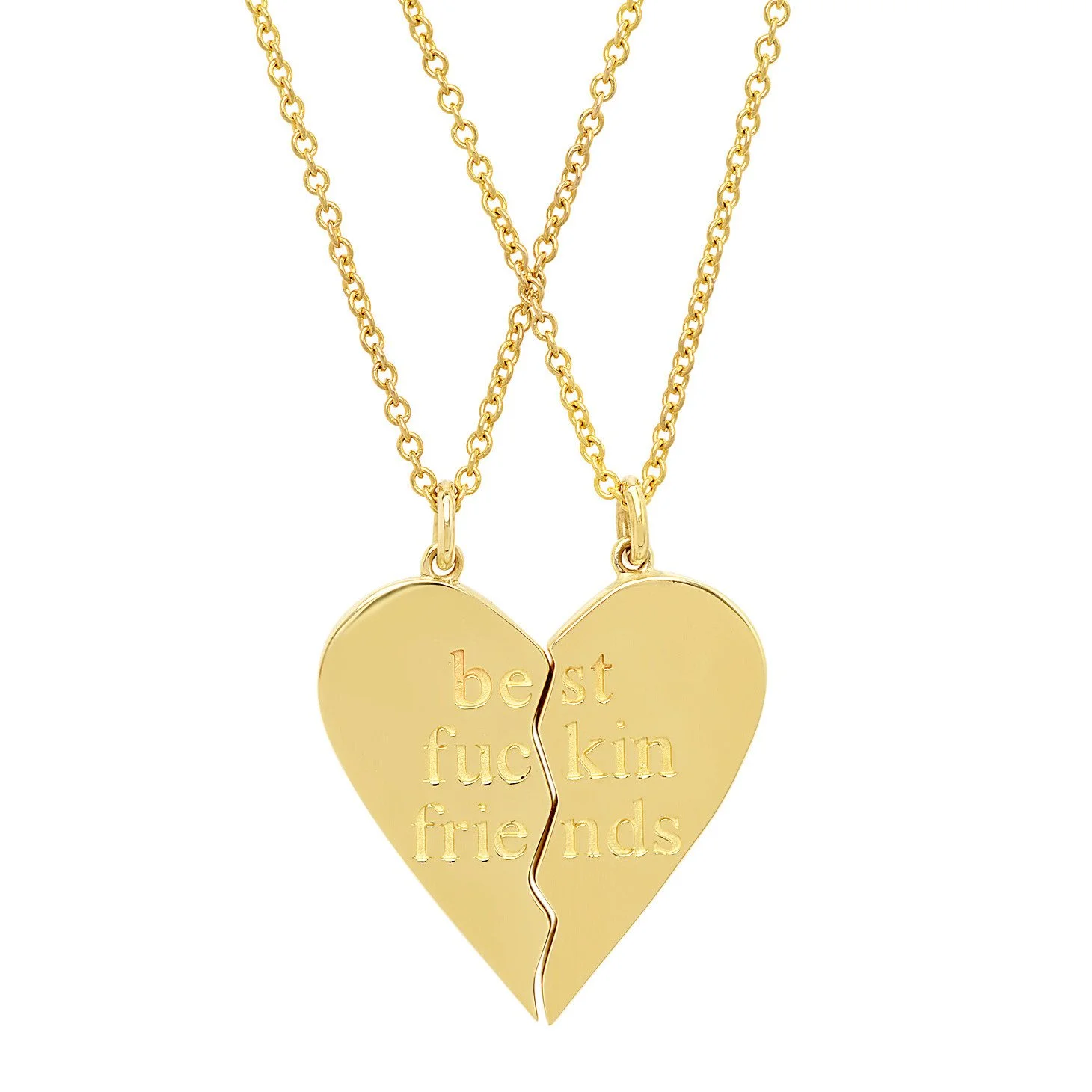 Best Fuckin Friends (2 Piece) Heart 