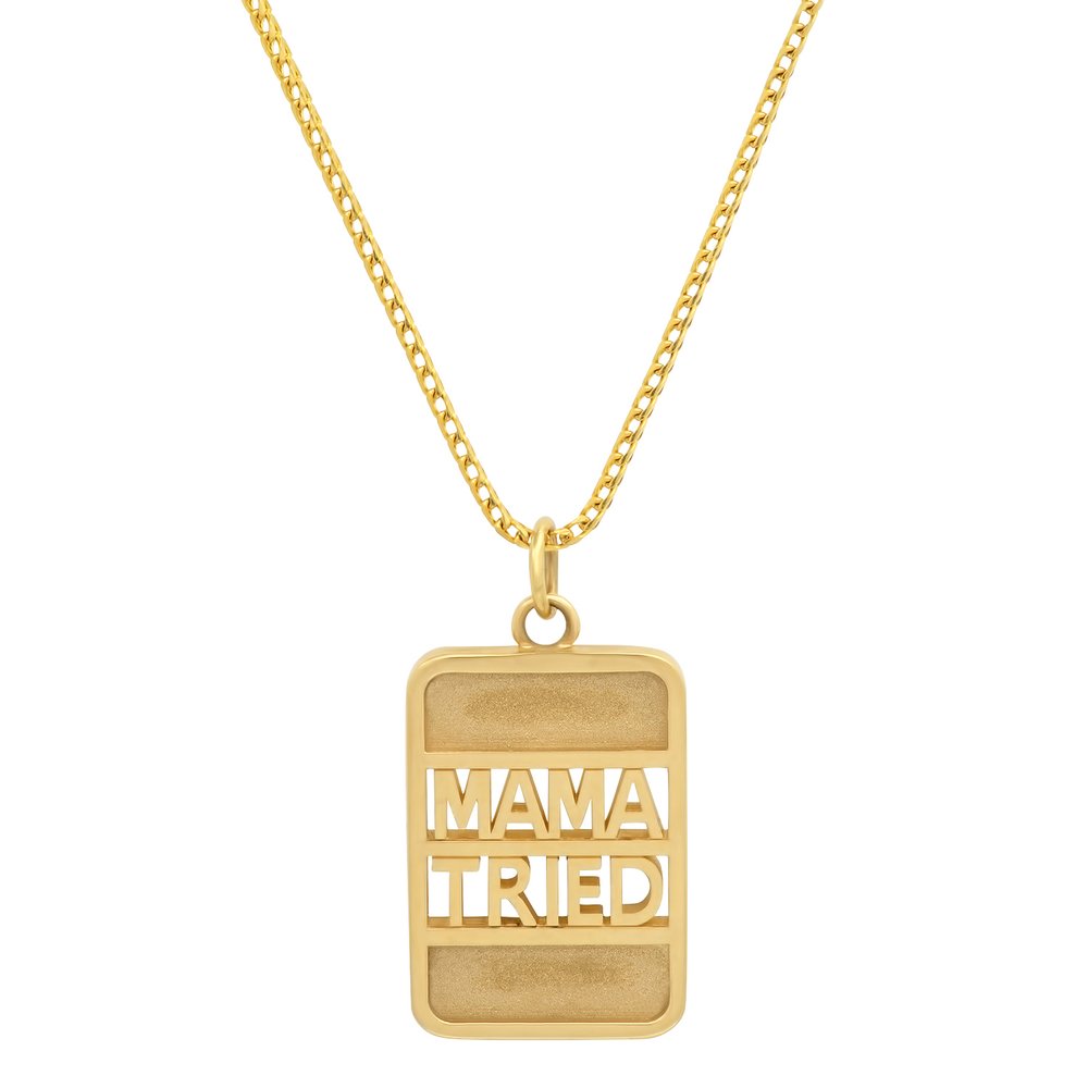 Goss Babe Keep Me Posted Gold Necklace