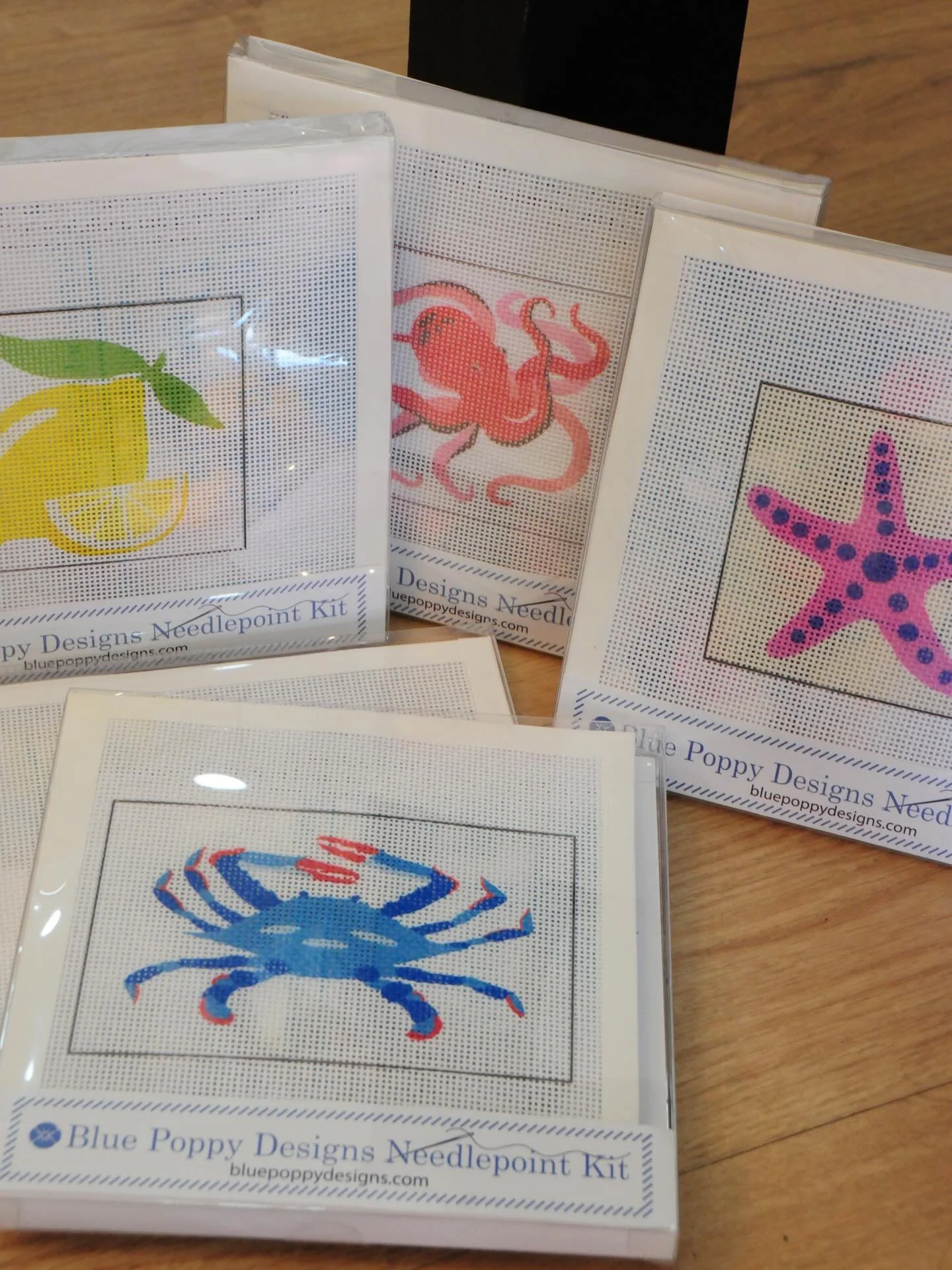 We&rsquo;re loving these Blue Poppy Needlepoint Kits! 🌸🧵

Designed and made in Savannah, Georgia, each kit is created by Amy, who hand cuts every canvas and prints every item in her studio. Her original artwork is inspired by the beauty of the Lowc