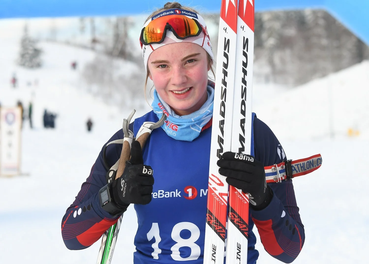Elisabeth Hartz Bråthen tilbake på ski etter å ha vært lam.