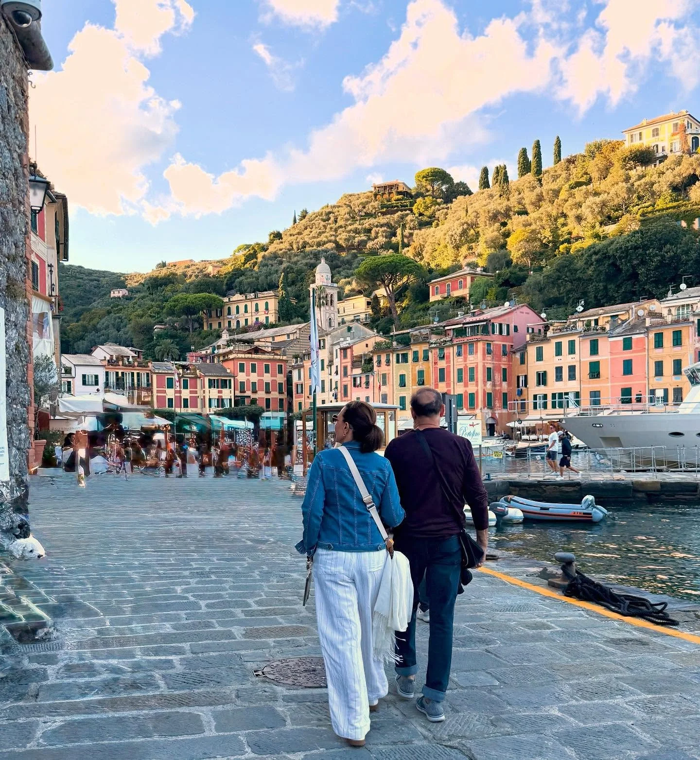 A sparkling Portofino ✨ evening with a morning tour in Genoa! #portofino #explorajourneys #genoa #traveladvisor #luxurytravel
