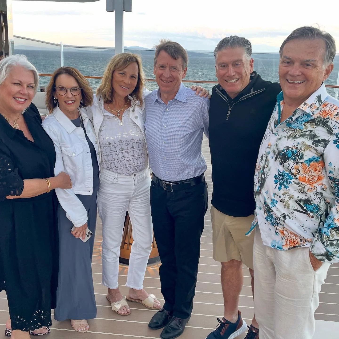 Take one luxurious, Italian- designed Explora II ship, add a sparkling Mediterranean itinerary (Spain, France, Italy) plus a fabulous group = travel dreams come true! 🛳️ Sailing the Mediterranean with our incredible crew of family, longtime friends,