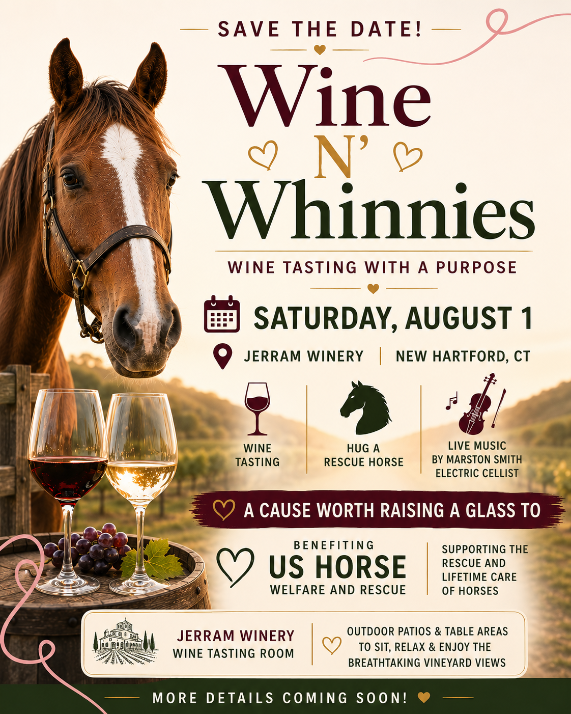 Wine & Whinnies Wine Tasting