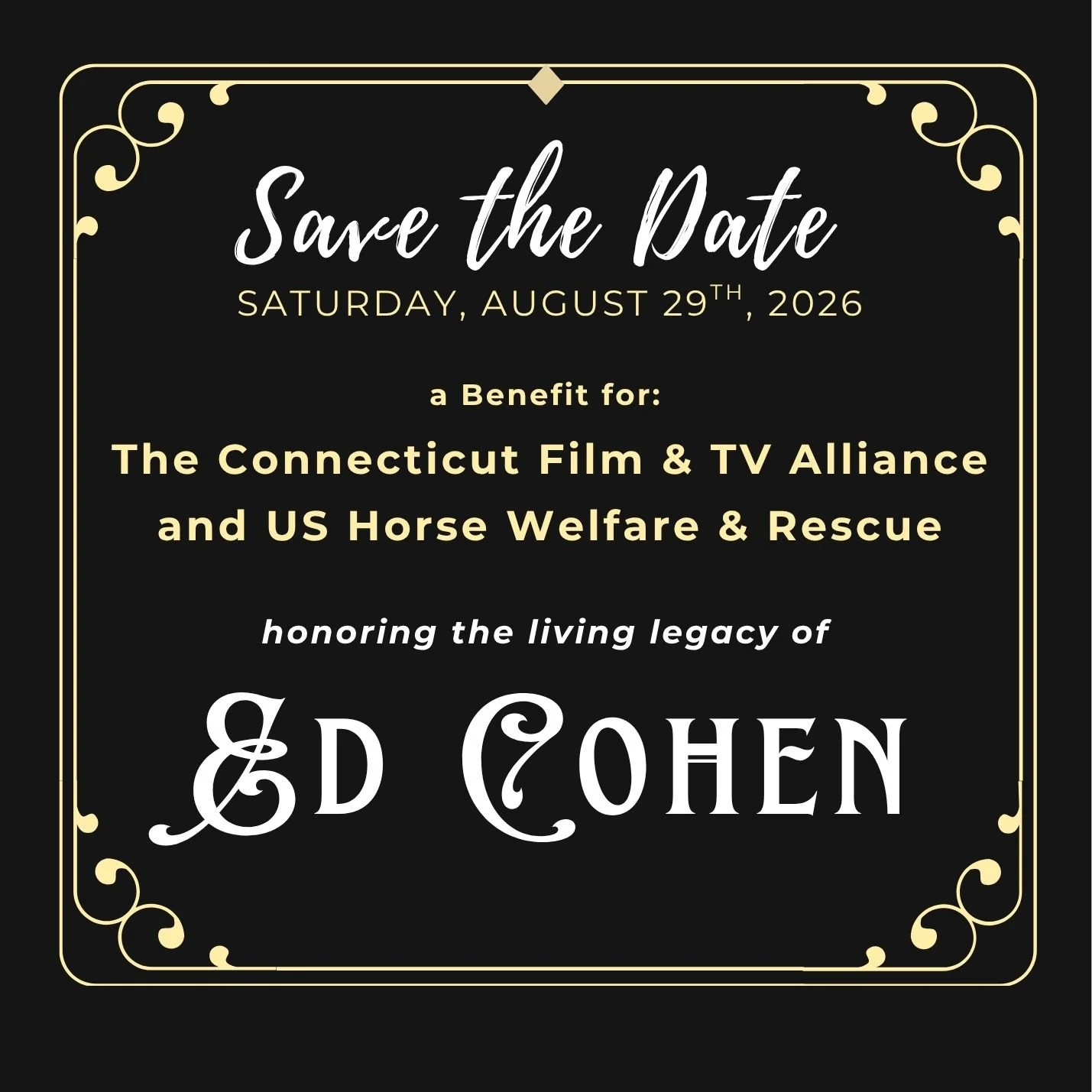 Benefit to Honor the Living Legacy of Ed Cohen
