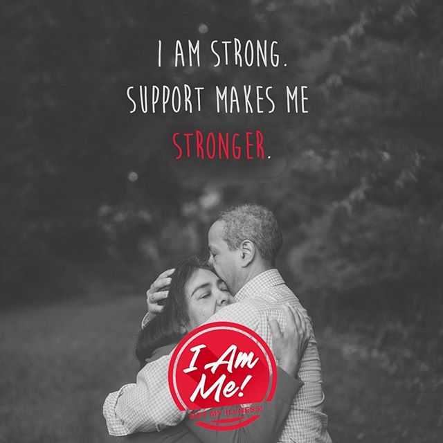 I am strong. Support makes me stronger.

I am me! Not my illness! What is this about? Link in bio --&gt;
-
-
Photo by Gus Moretta
-
-
-
-
#endstigma #endthestigma #mentalhealth #mentalhealthawareness #stigma #bellletstalk #depression #mhsm #mentalill