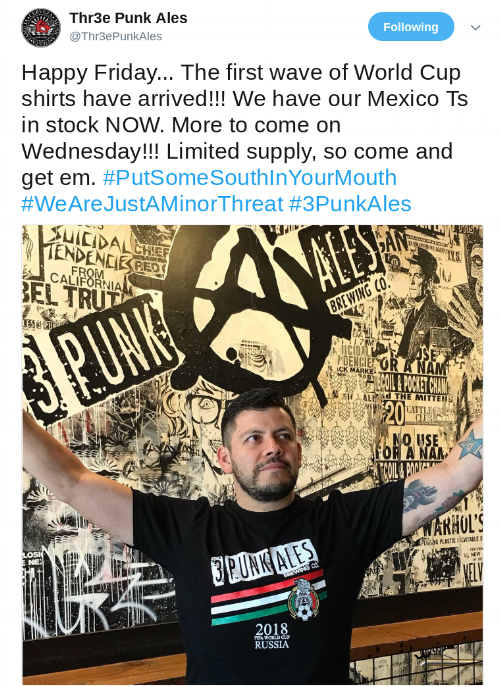 Image via Thr3e Punk Ales social media