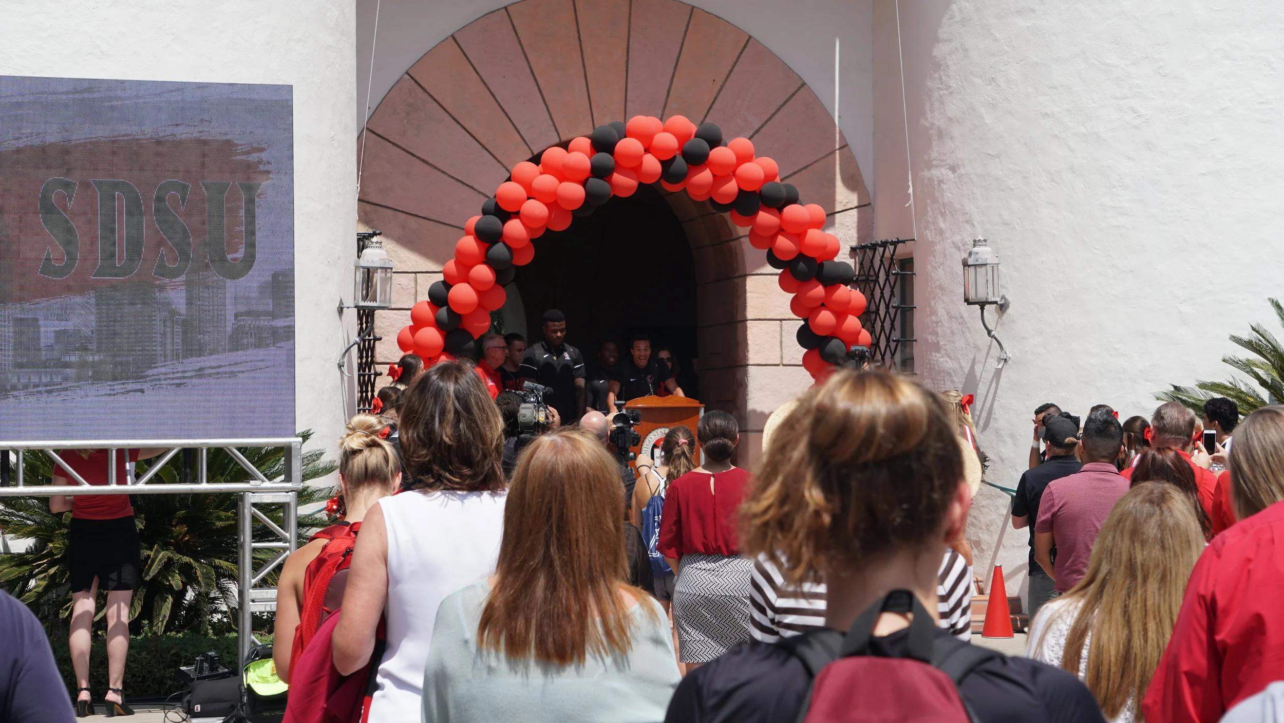 SDSU Holds Pep Rally Ahead of Aztec Football Home Opener
