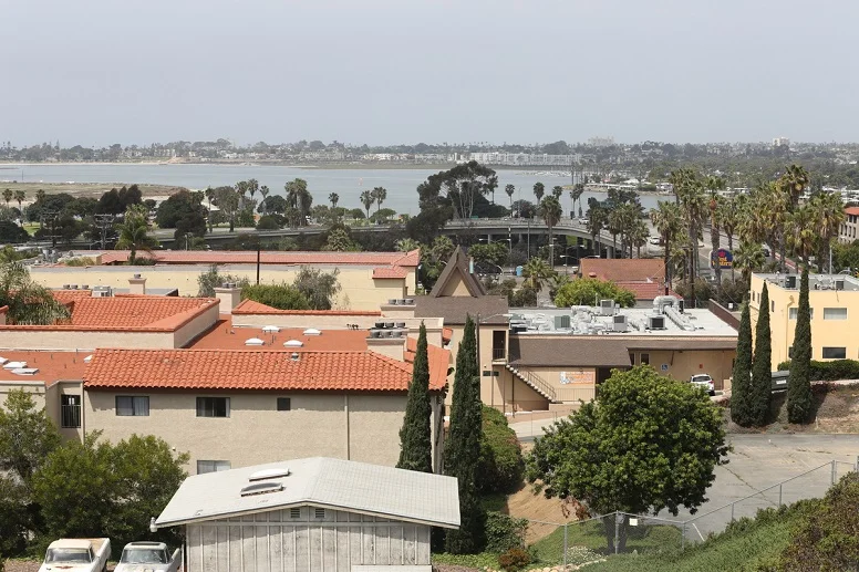 Clairemont and Bay Park residents have strongly opposed plans to add taller, denser housing near stops along the Mid-Coast Trolley line. Photo by Jamie Scott Lytle