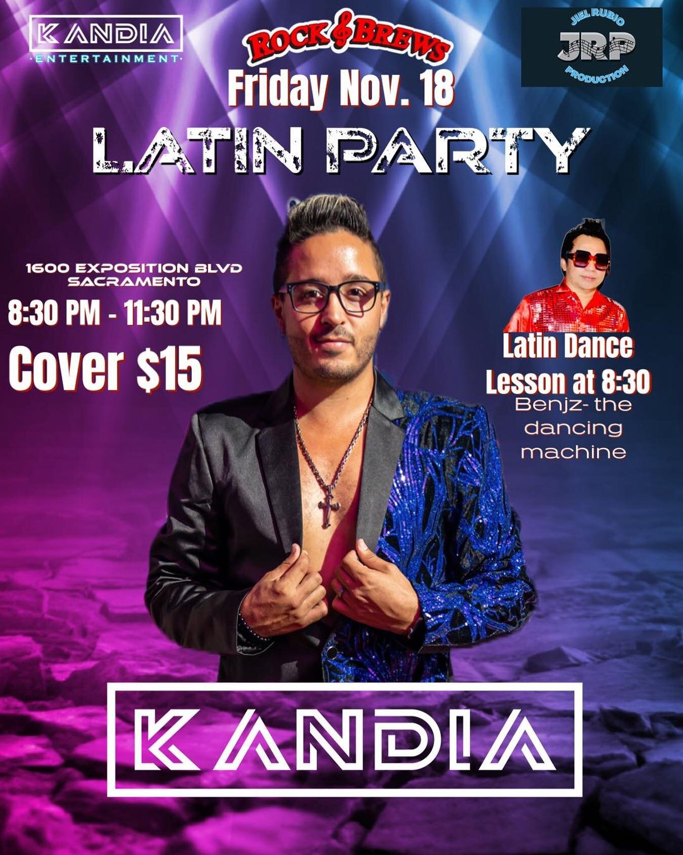 MI GENTE ! This Friday LA RUMBA it&rsquo;s at @rockandbrews_calexpo 8:30 to 11:30pm with the best #salsa #cumbia #reggaeton #merengue #bachata and more #live by @kandiag and Latin dance class with @benjz_the_dancingmachine . Come and enjoy the best f