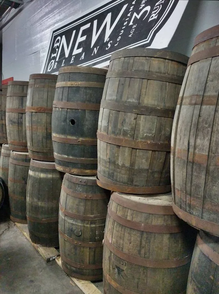 Barrels and barrels of Rum