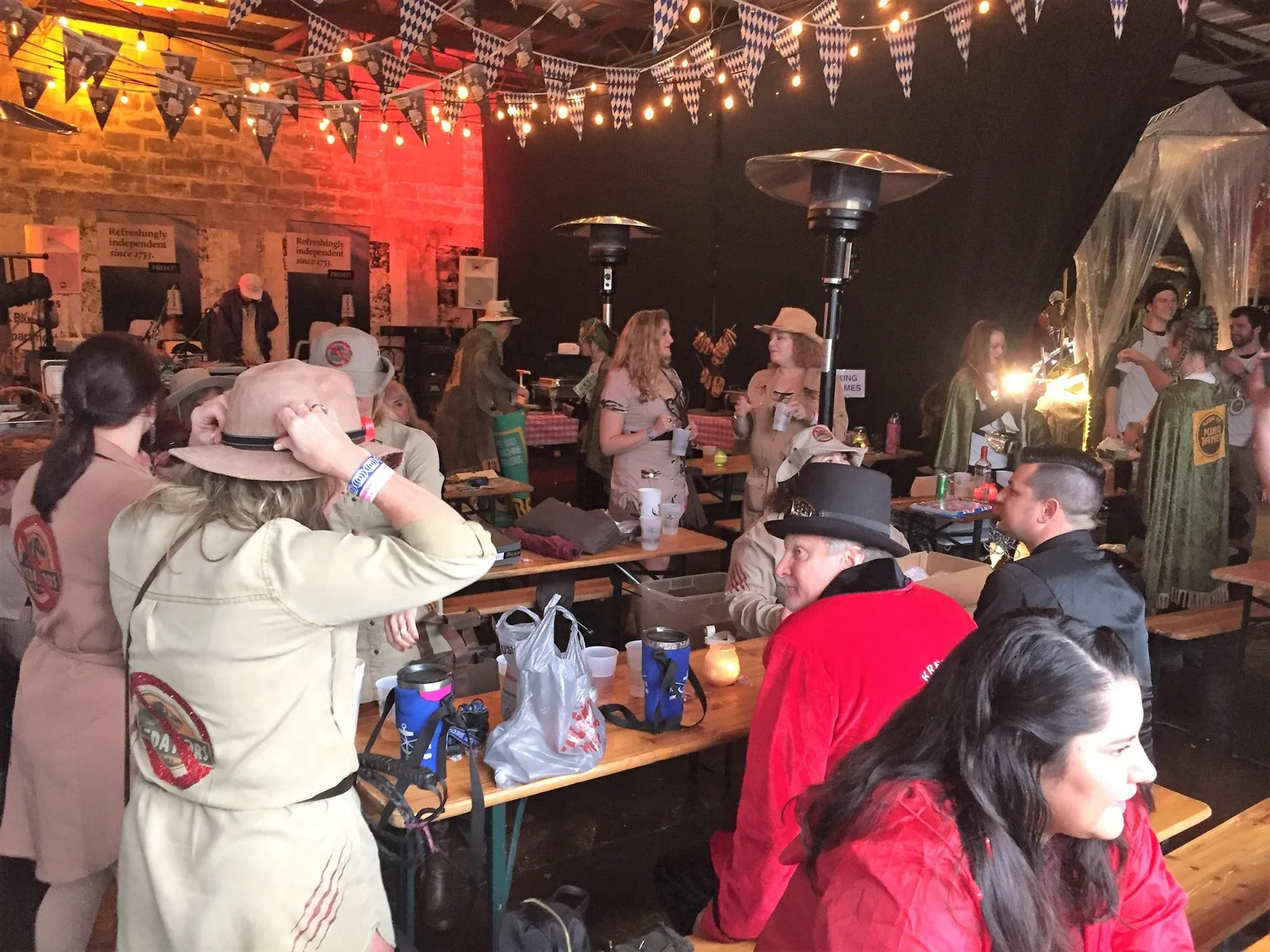 The Krewe at the Pre-Party with the Krewe of King James