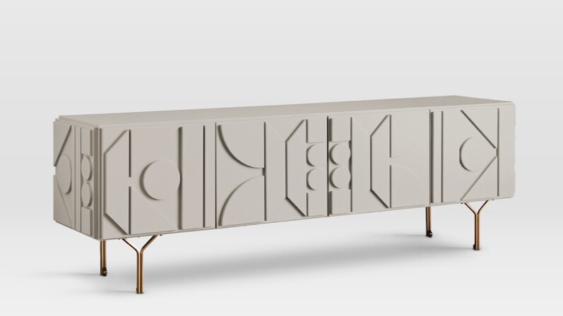 Pictograph Media Console, West Elm