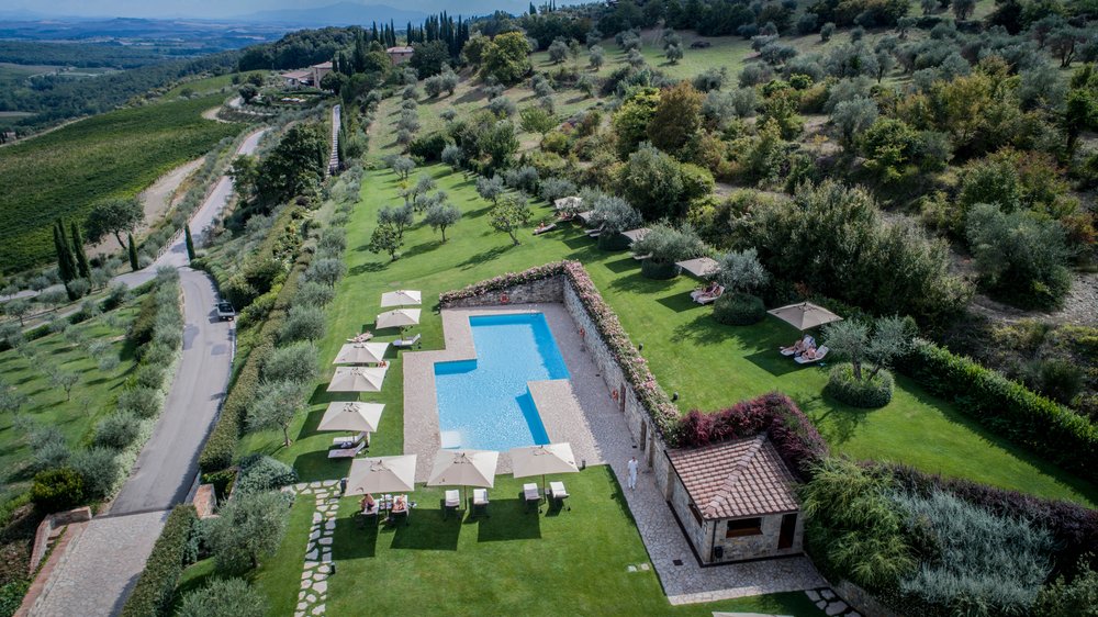 Outdoor pool Panoramic view