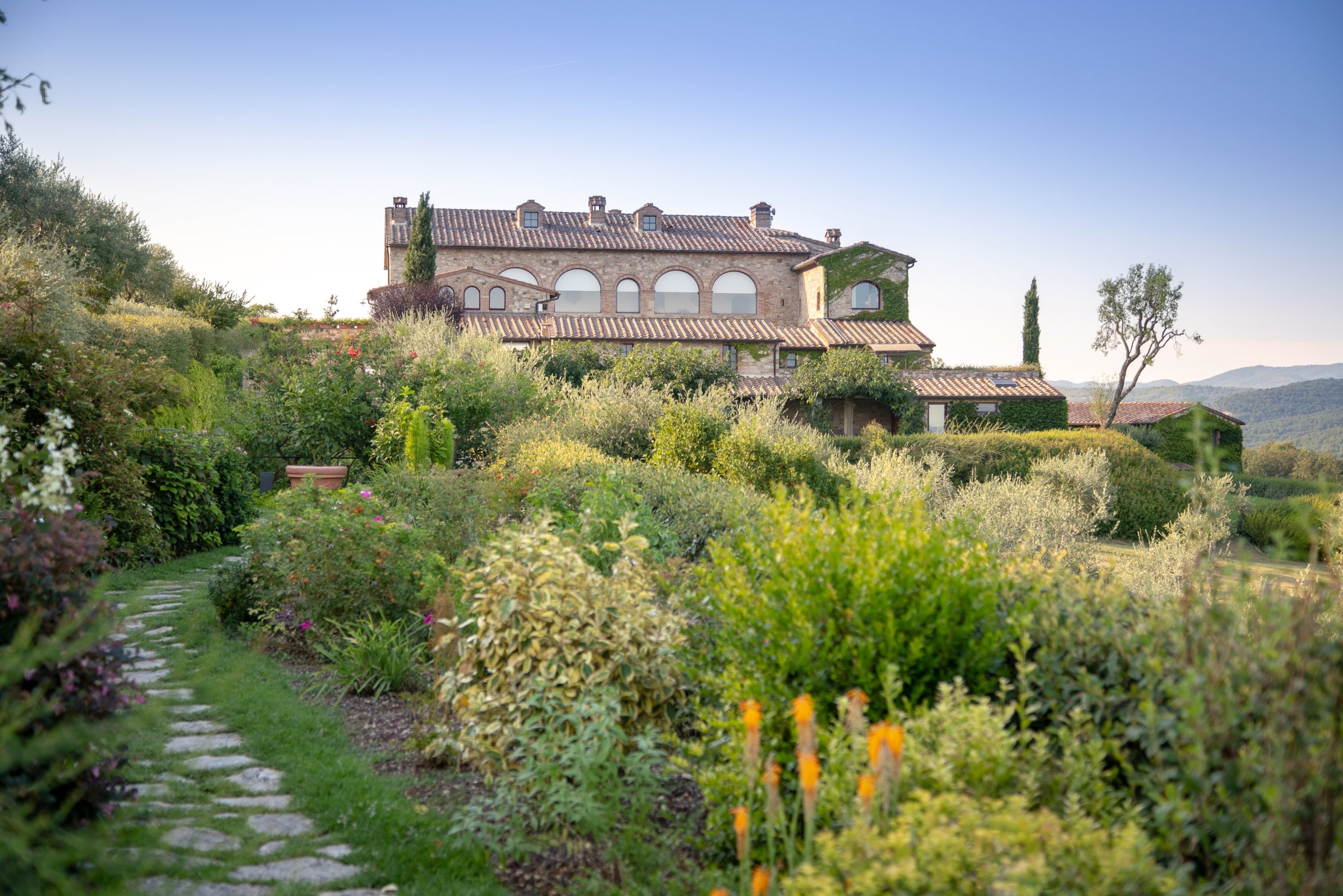 Hotel Le Fontanelle View from Garden