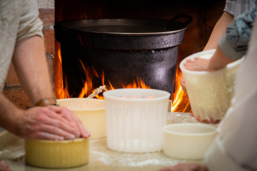 Cheese making in the mountains