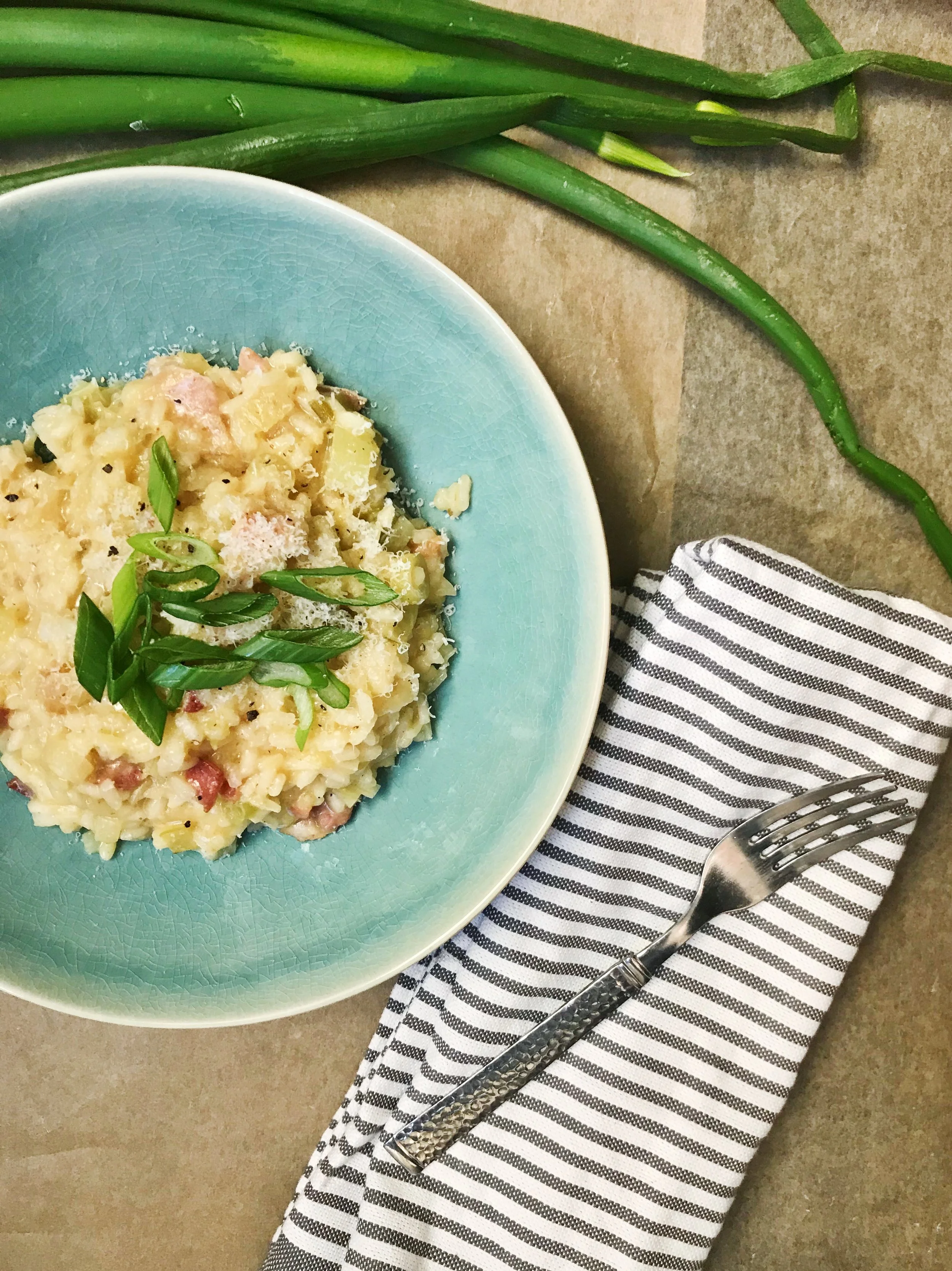 Spring Onion Risotto