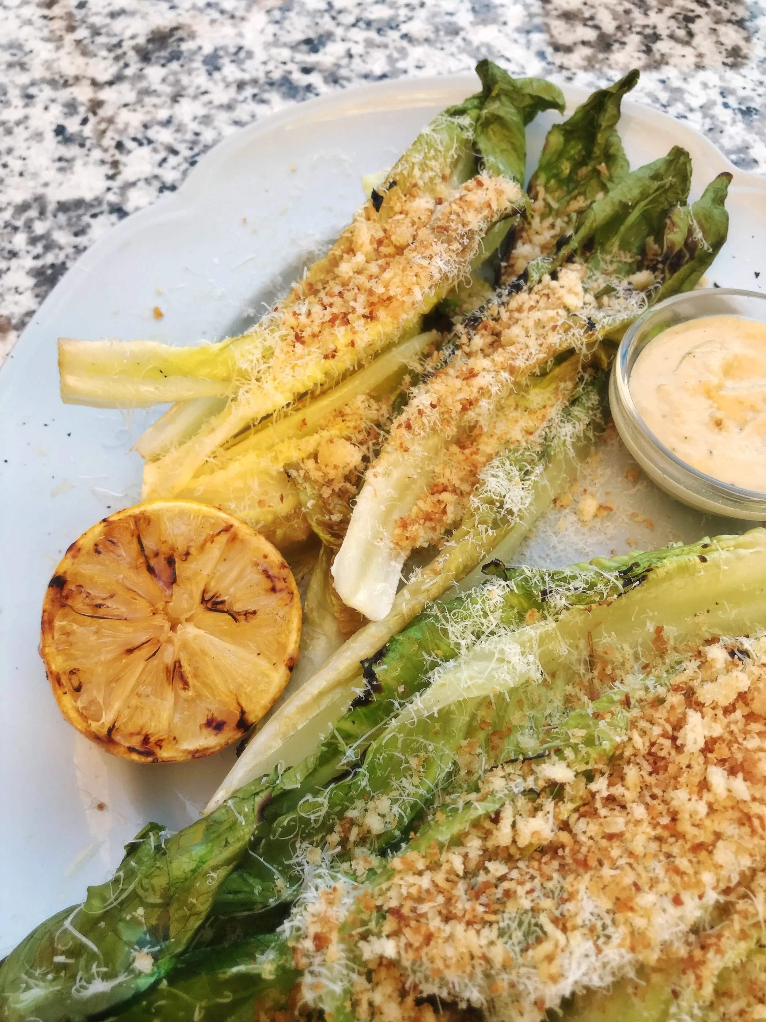 Grilled Caesar Salad