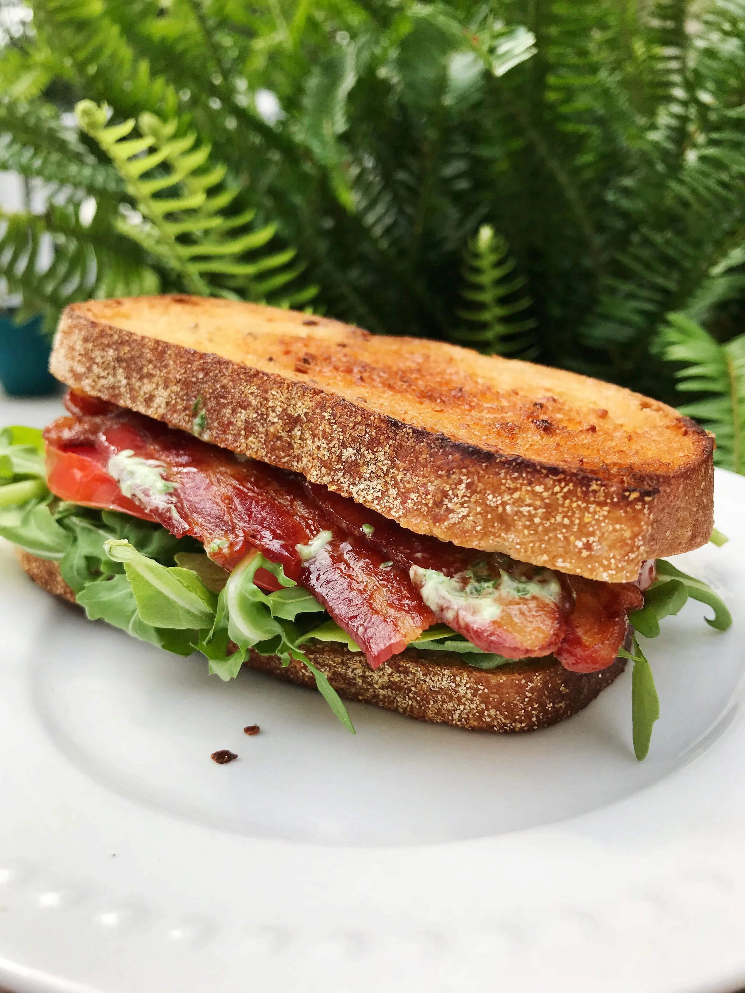Basil Arugula BLT