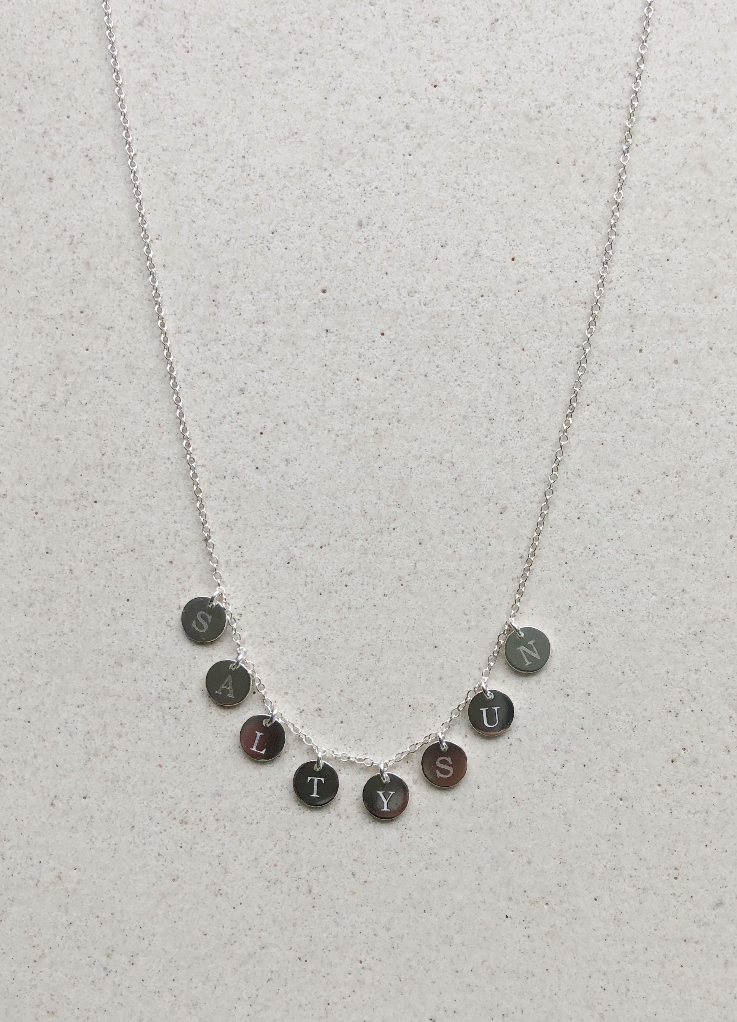 "SALTYSUN" Coin Necklace