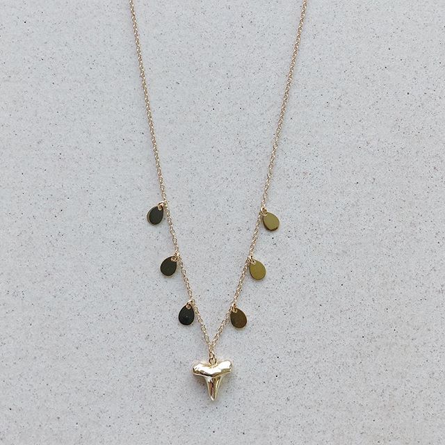 Shark Tooth Small with Coins Necklace

Available in 14k Gold Vermeil or Sterling Silver

length 16in with one inch extender 🦈