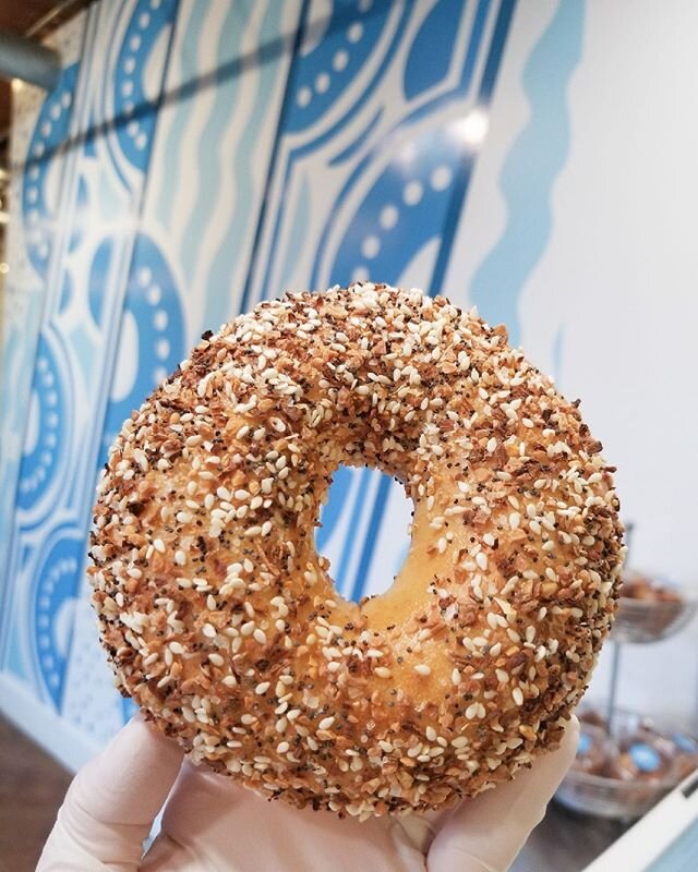 &ldquo;O&rdquo; yeah! Come holler at us from 6 feet! See you soon. 🥯 🥂 🥯 Fresh bagels and free mimosas while supplies last!