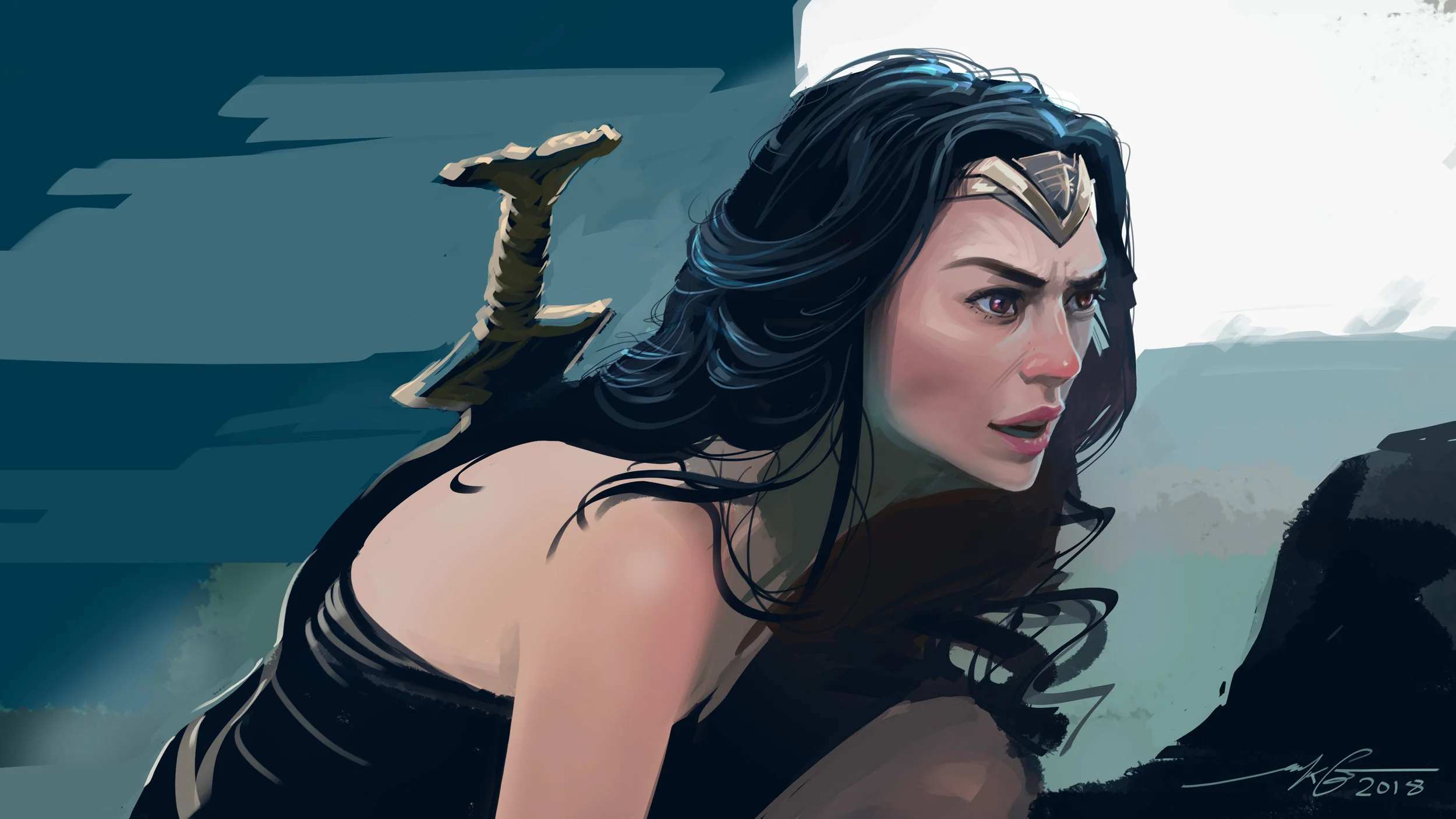WonderWoman Photoshop Illustration