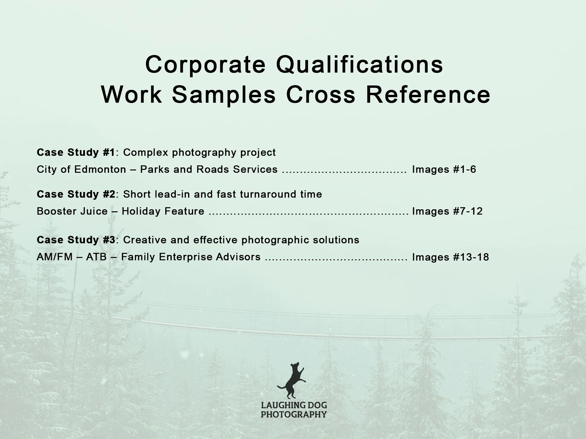 Corporate Qualifications