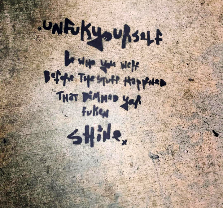 You can't negotiate with the truth. In time I began to understand this thing with the claws & sharp teeth that left marks all over everything I tried to keep clean wasn't separate, it was actually just a truer version. I was fighting to kee