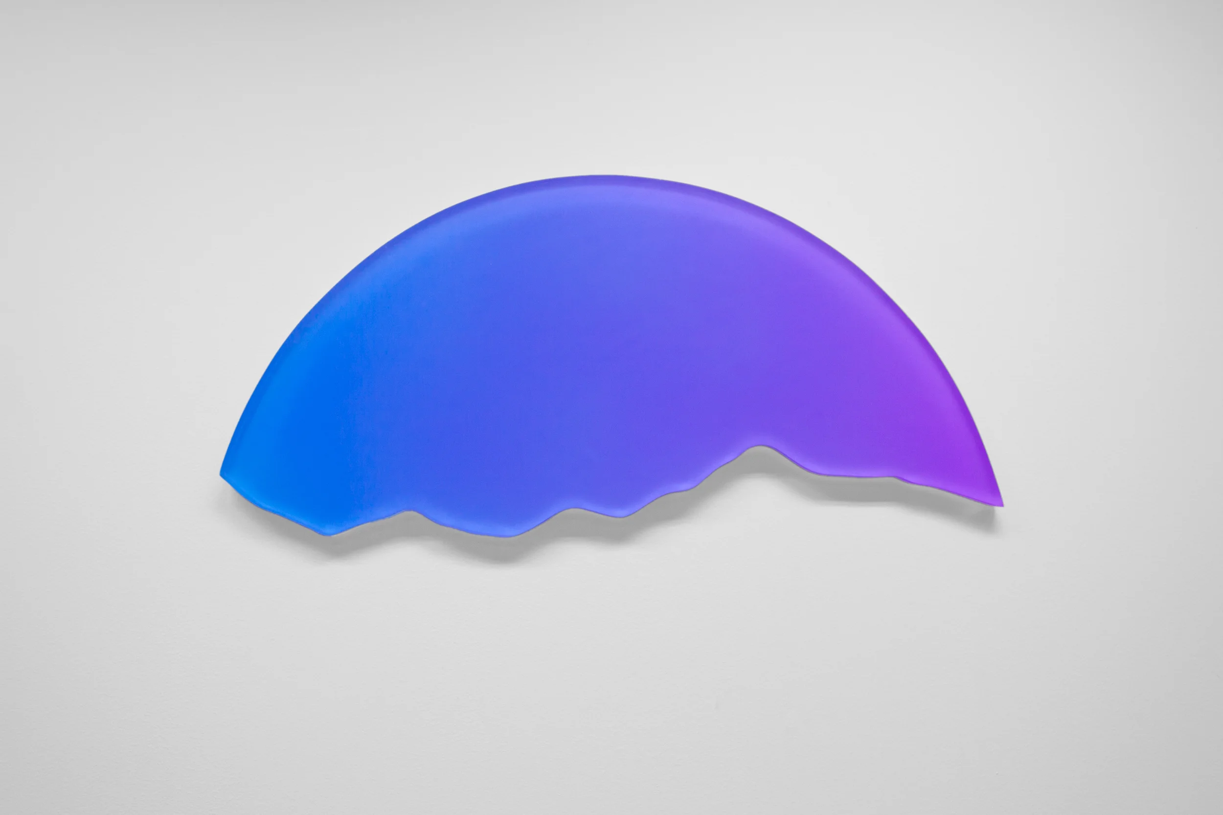 Solar Silhouette 01 Epoxy resin and acrylic 15 x 30 x 3/4 in