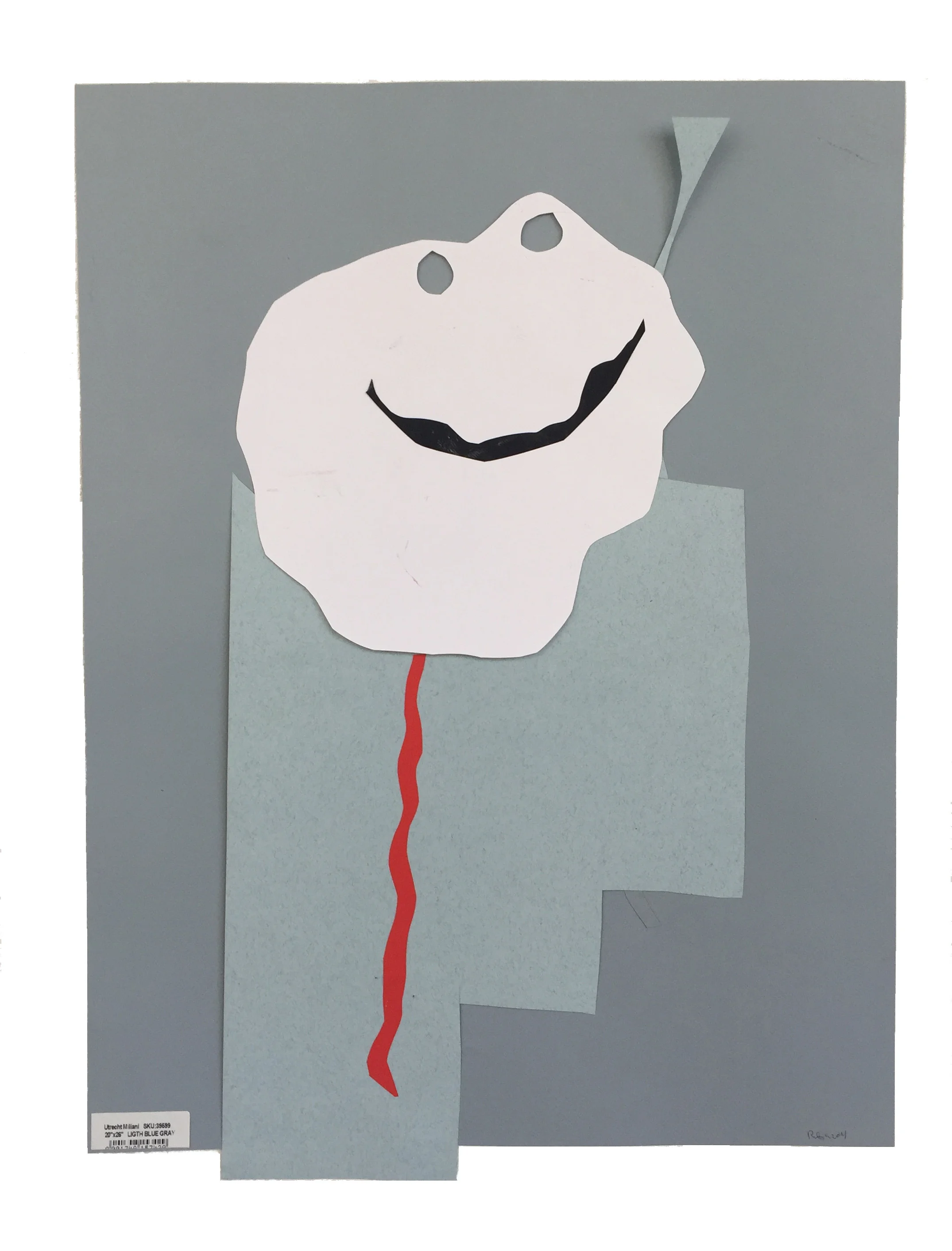 Happy Now Collage 26 1/2 x 19 3/4 in