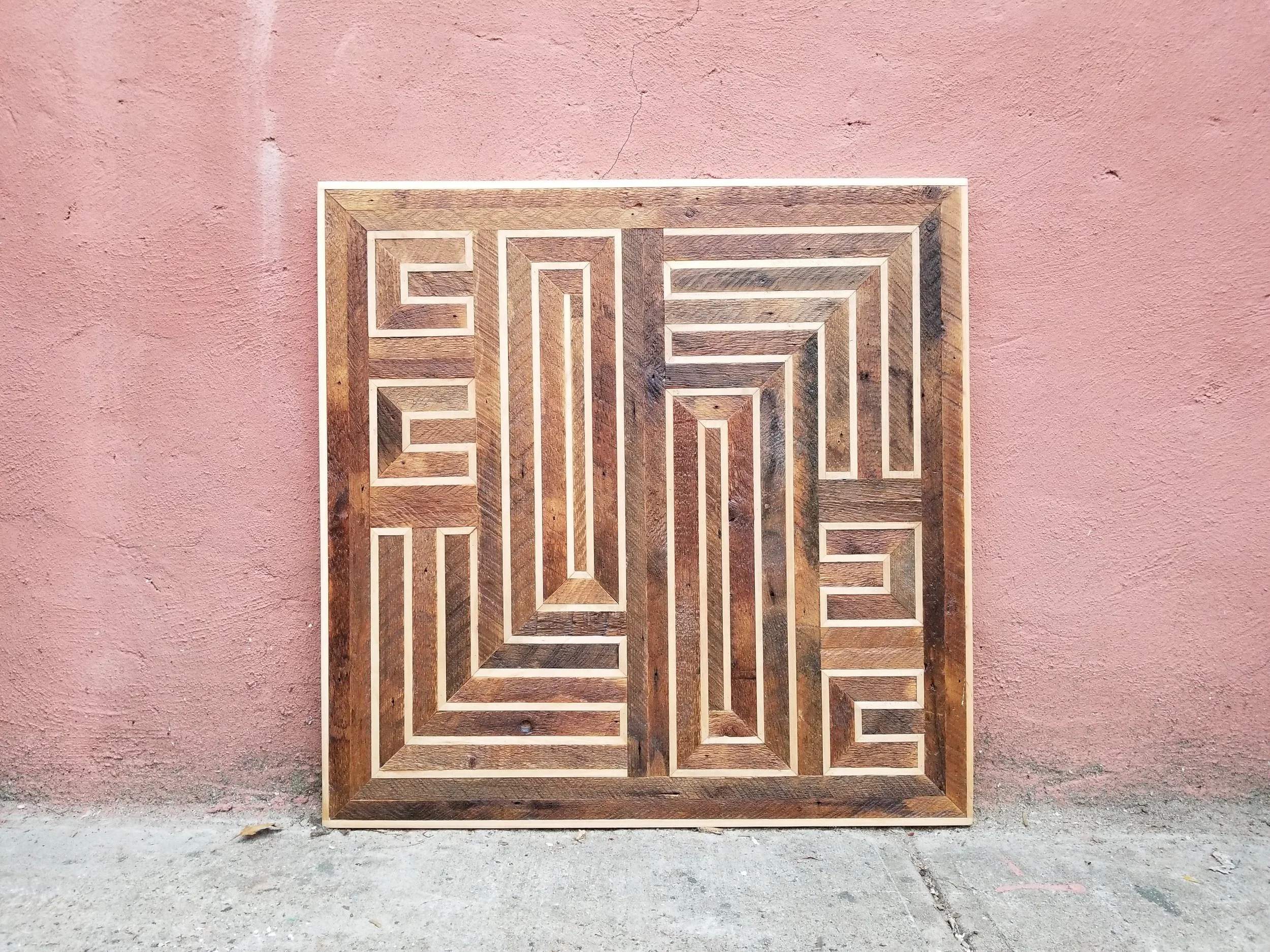 Untitled IV Wood 30 3/4 x 30 3/4 in