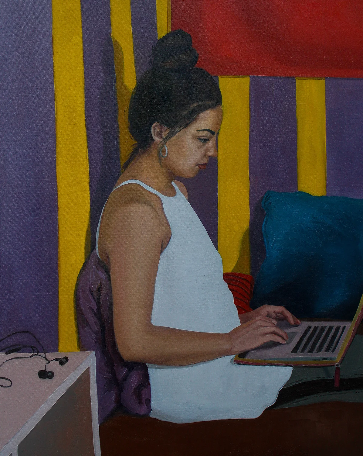 Sharraya Oil on canvas 30 x 24 in $4,800