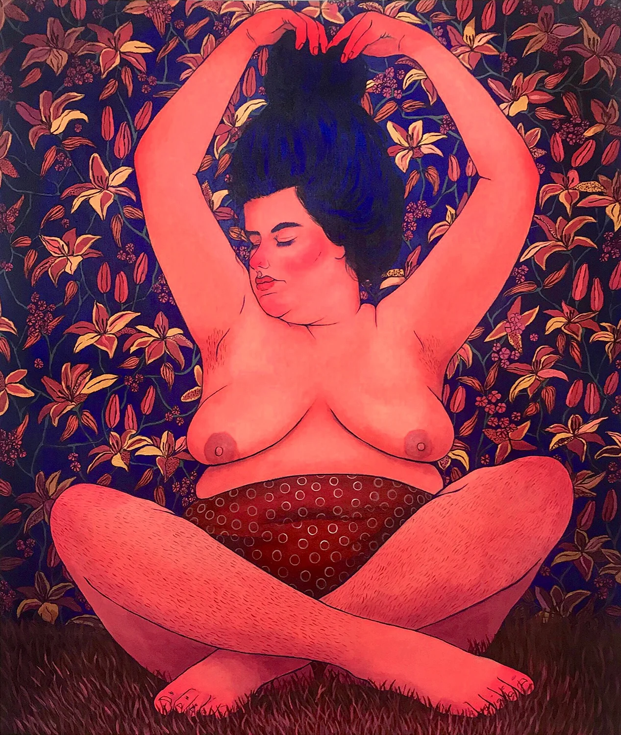 Morning Sun Acrylic on canvas 28 3/4 x 20 in
