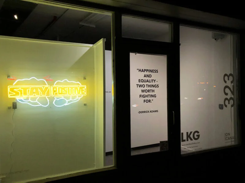 PRESENT:  STAY POSITIVE A public program with Derrick Adams January 2021  323 Canal Street | NYC