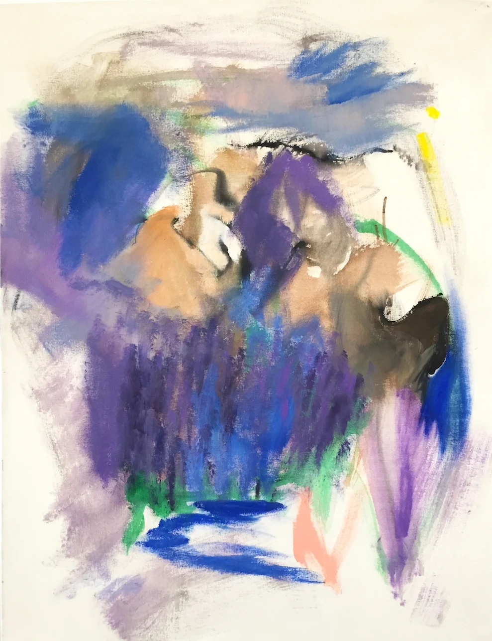 Mountains and Poplars, 41 x 31,  2500.jpeg