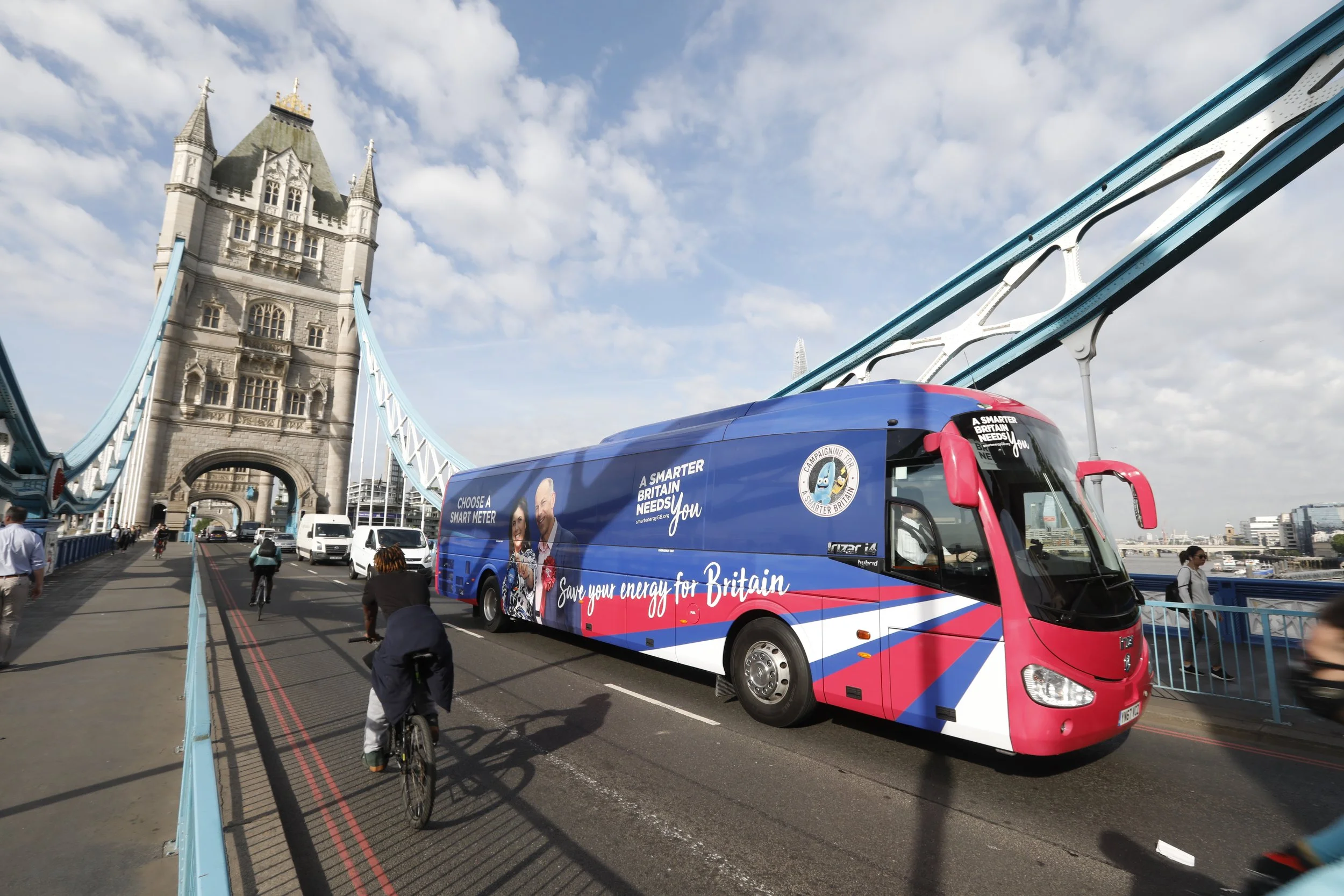  The tour then began. Ten locations over a three-week period across major cities in Great Britain using a campaign tour bus, brand activation within major retail areas and brand ambassadors to drum up support and campaign awareness. 